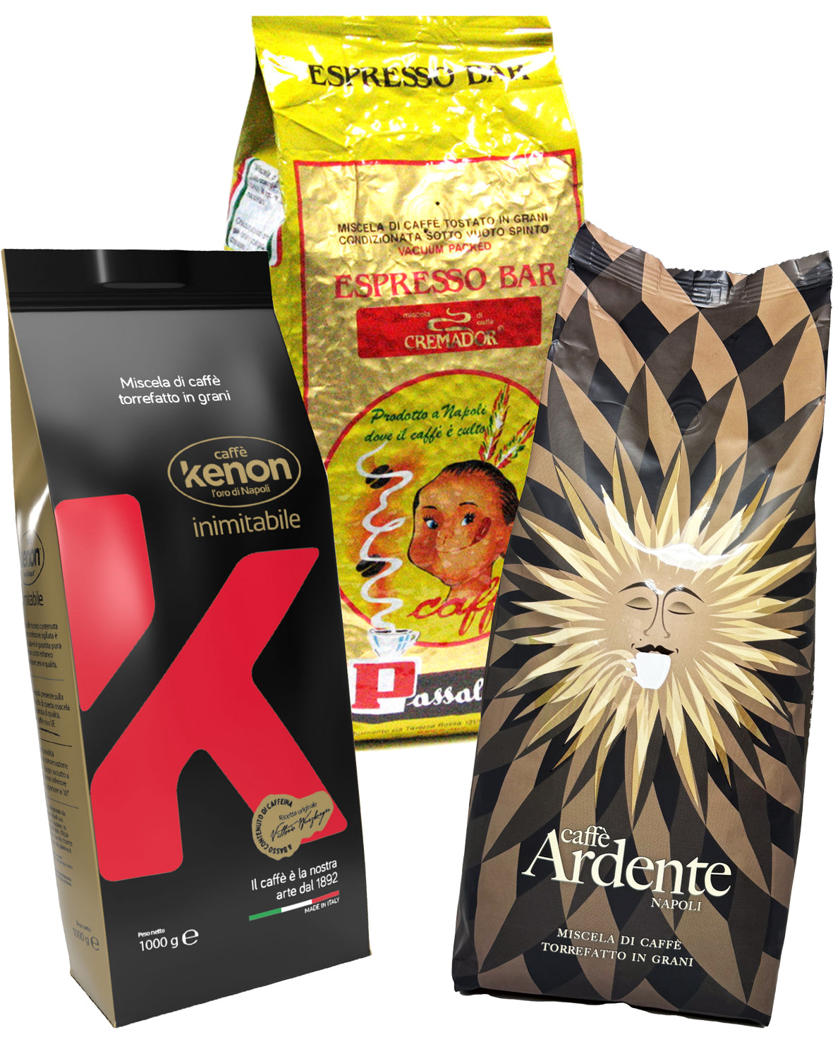 Set de degustación de café espresso Parthenope