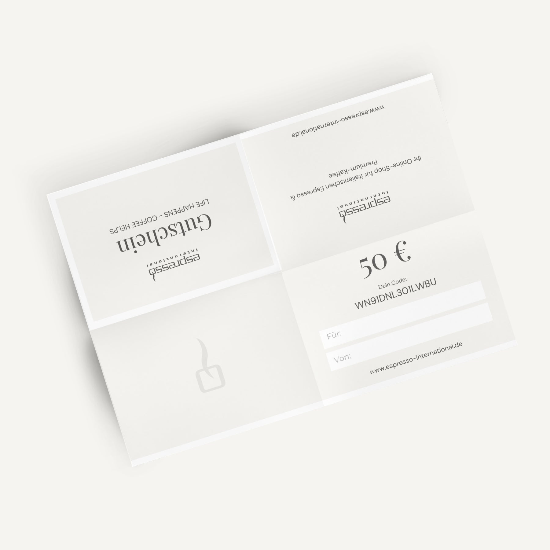 Kaufgutschein zum Download - Für echte Kaffeeliebhaber