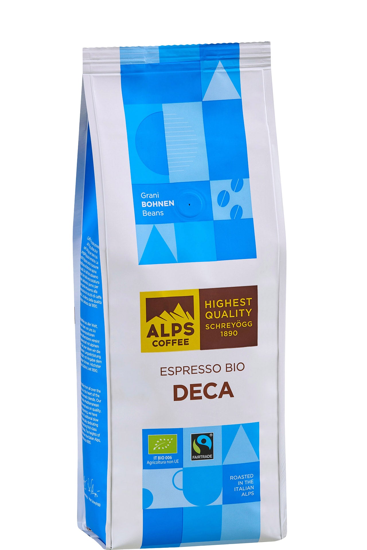 Alps Coffee BIO descafeinado 