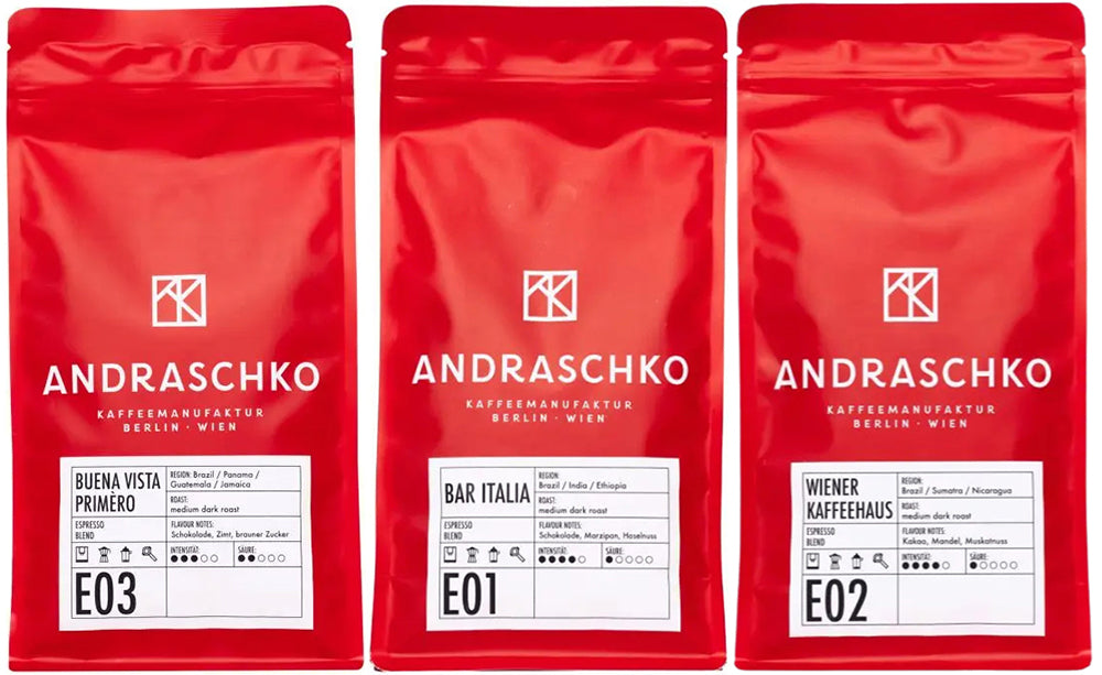 Set de Prueba de Café Espresso Andraschko