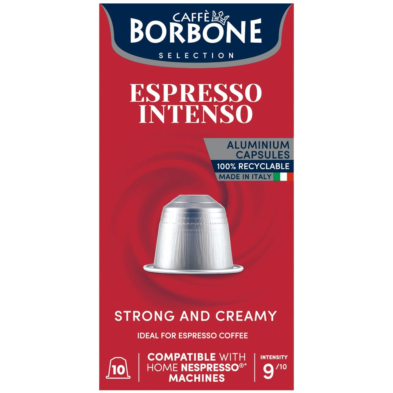 Borbón Nespresso® cápsulas Espresso Intenso