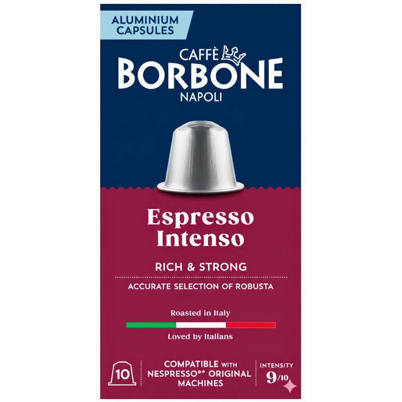 Caffè Borbone Cápsulas Compatibles con Nespresso®* - Espresso Intenso