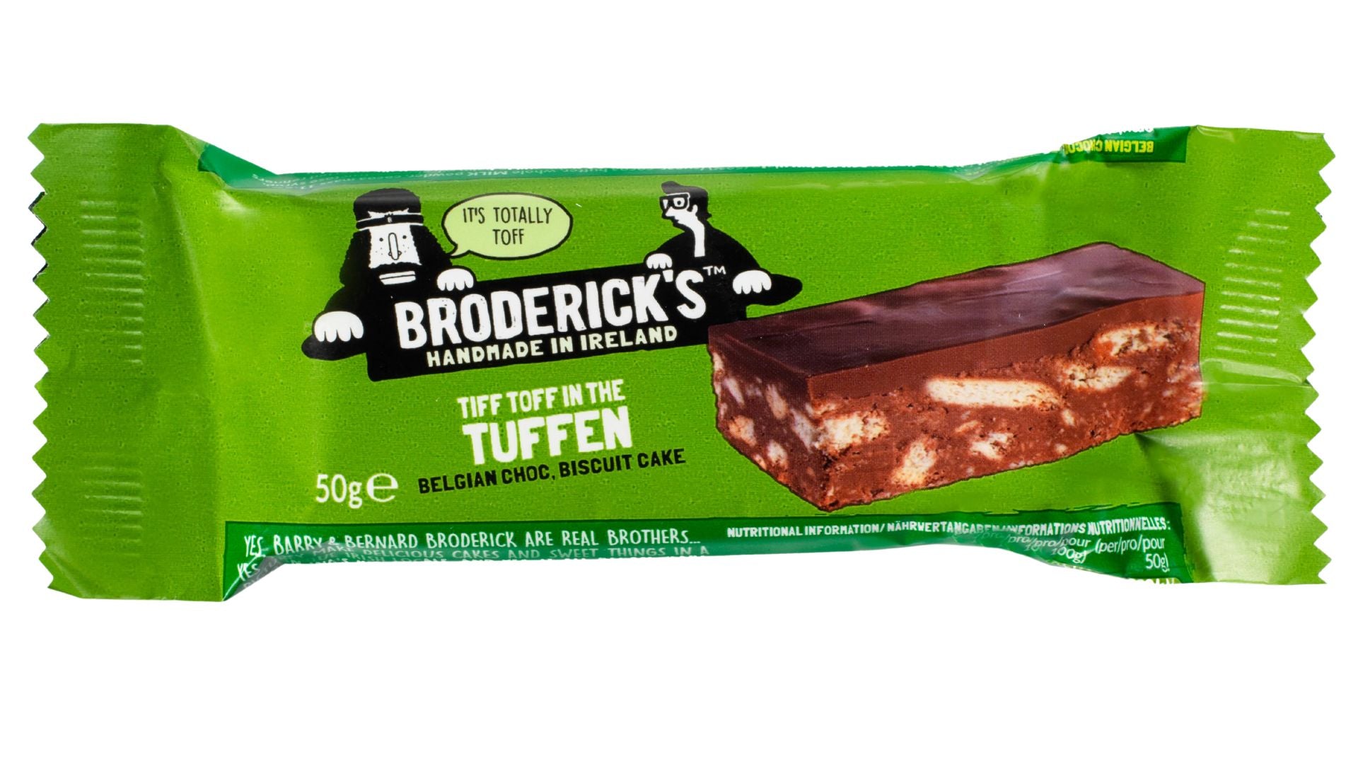Broderick's - Rebanada de Tiffin con chocolate belga