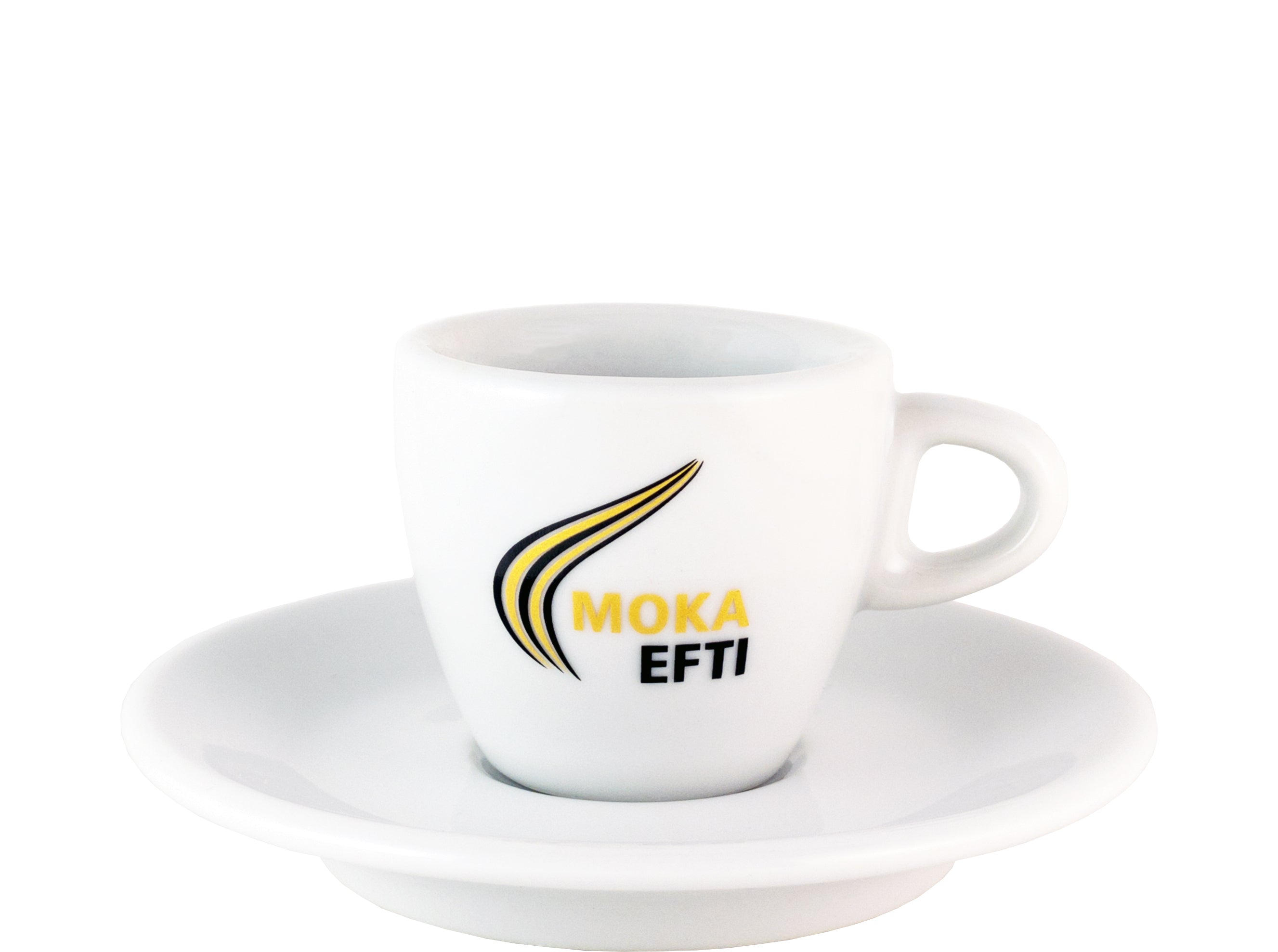 Taza de café expreso Moka Efti dorada