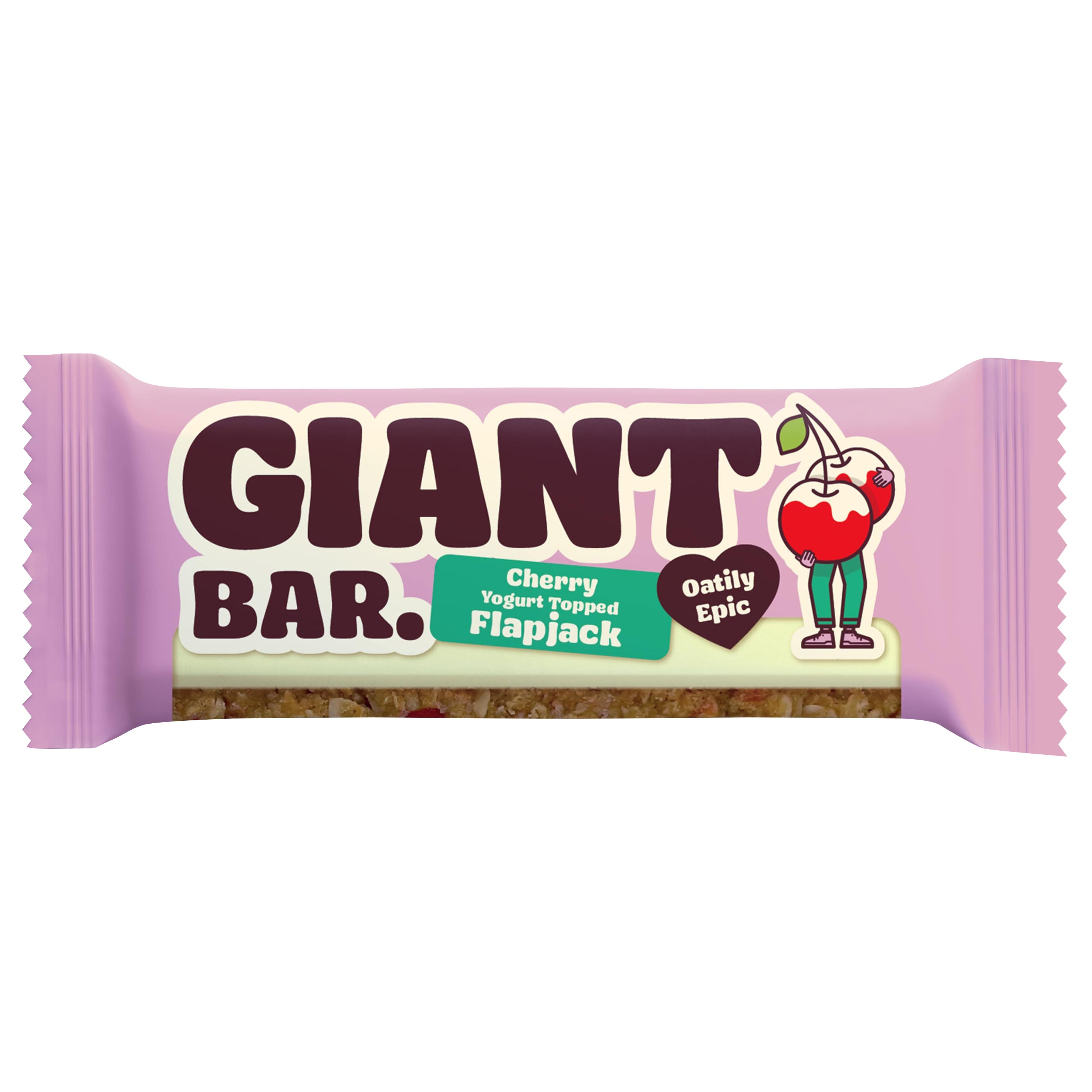 Giant Bar Yoghurt Flapjack Cherry