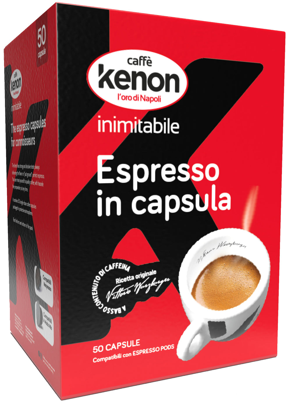 Cápsulas de espresso compatibles con Kenon Nespresso®*