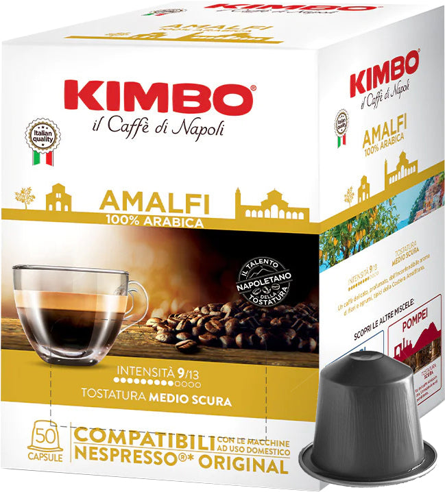 Cápsulas compatibles Kimbo Amalfi Nespresso®*