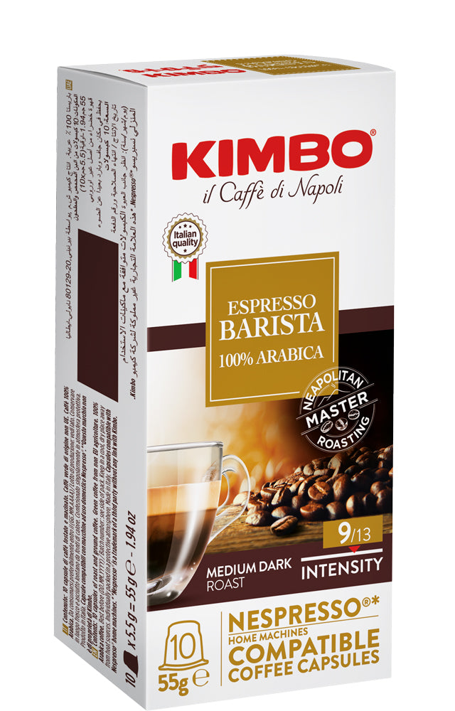 Cápsulas compatibles Kimbo Barista Nespresso®*