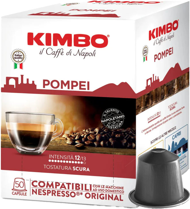Kimbo Pompei Cápsulas compatibles con Nespresso®*