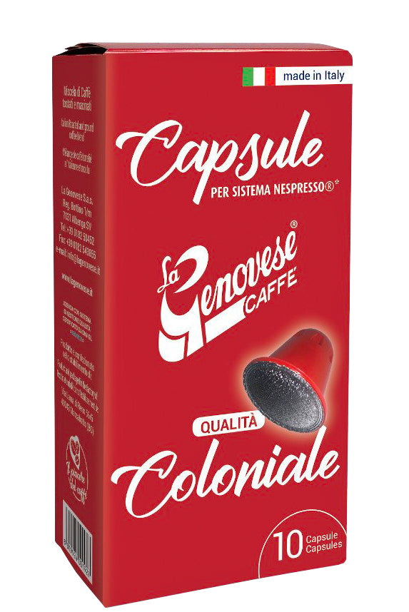 La Genovese Coloniale Cápsulas compatibles con Nespresso®*