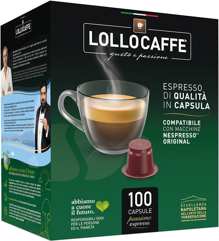 Cápsulas Lollo Caffè Classico - Compatibles Nespresso®* 