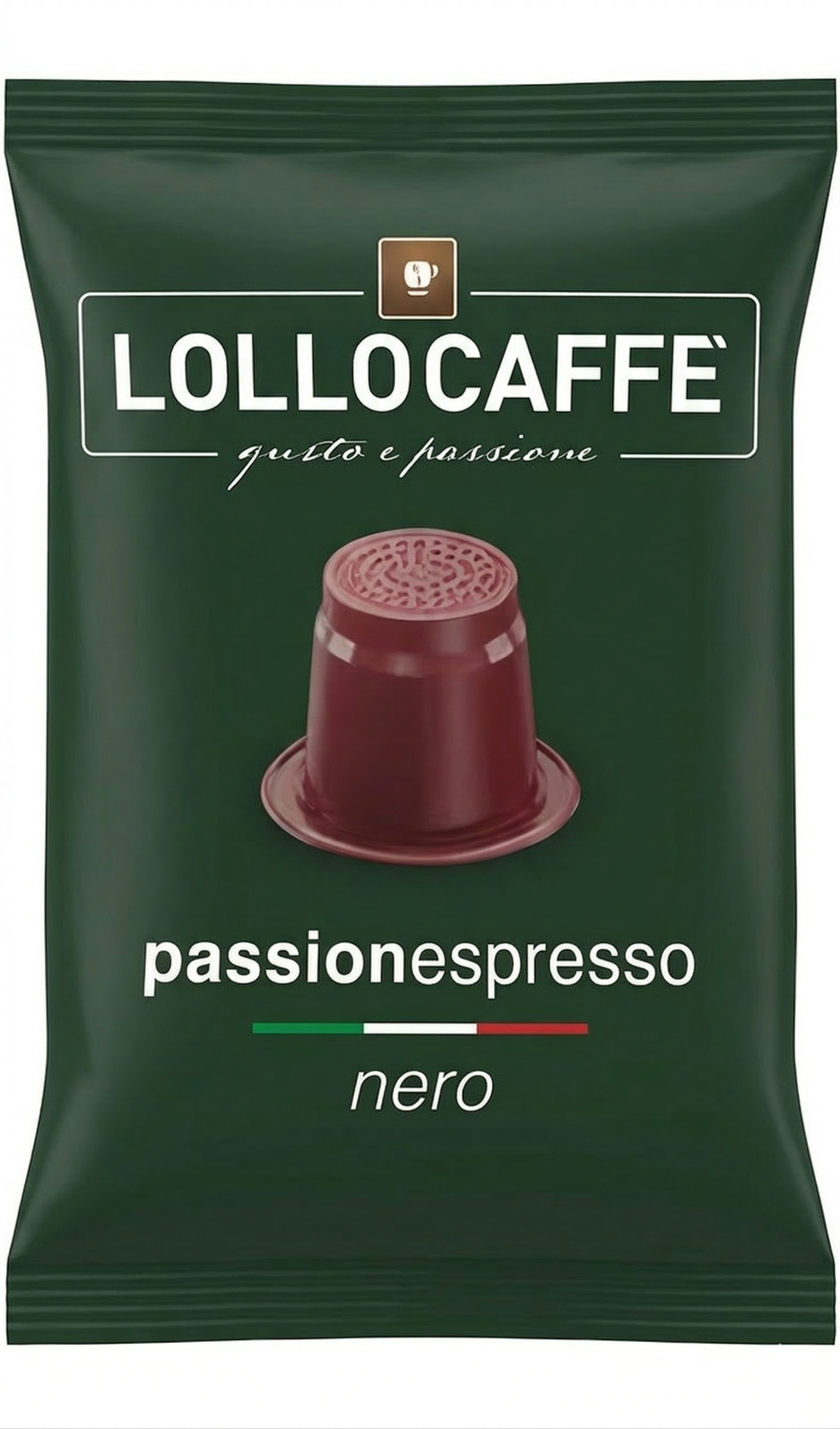 Cápsulas compatibles con Lollo Caffe Nero Nespresso® *