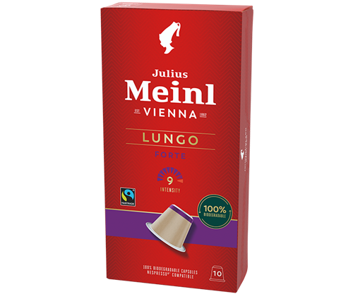 Julius Meinl Cápsulas compatibles con Nespresso®* Fairtrade Lungo