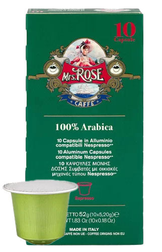  Mrs. Rose cápsulas compatibles con Nespresso®*