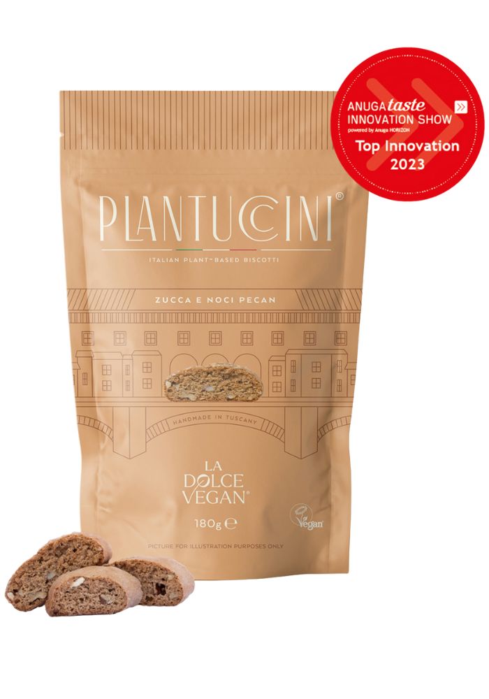 Plantuccini Cantucci Calabaza y Nuez Pecana vegano