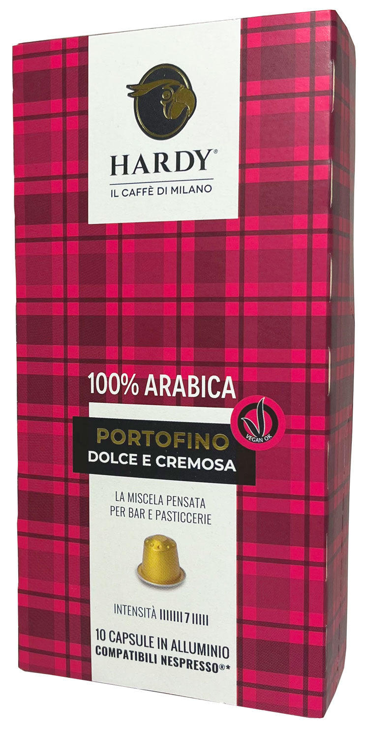 Hardy Portofino Cápsulas de Aluminio compatibles con Nespresso®*