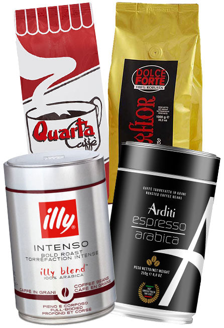 Set de Granos de Café Espresso – Intenso y Fuerte