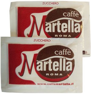 Café Martella | 180 Sobres de Azúcar Blanco