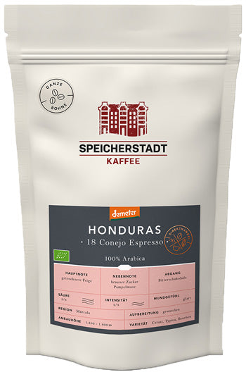 Speicherstadt Café Espresso Demeter Honduras